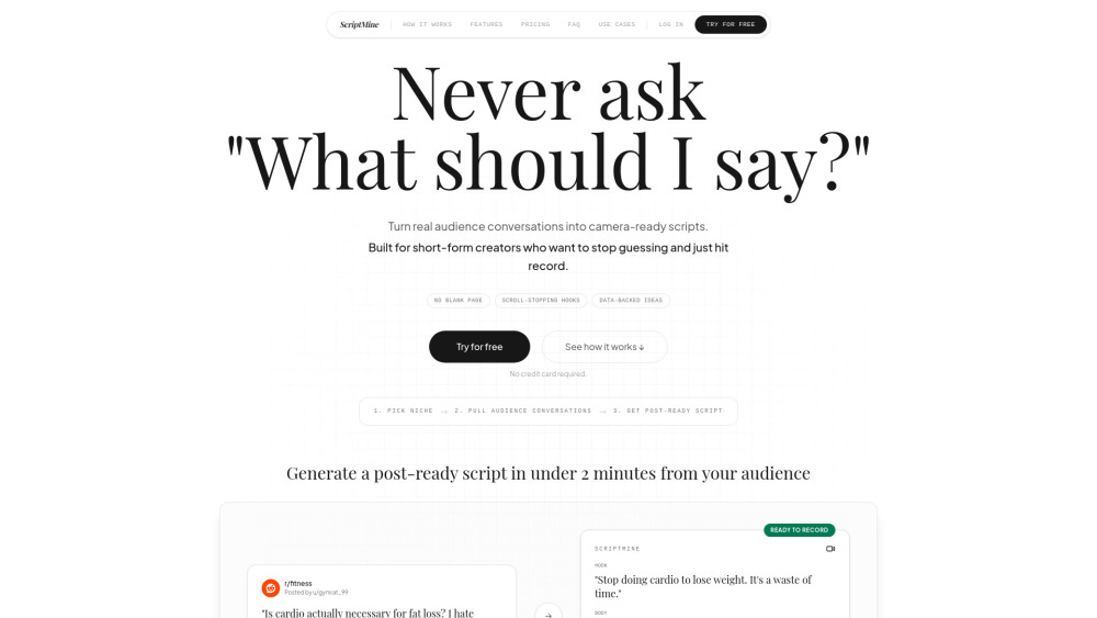 Scriptmine