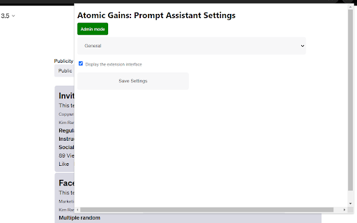 ChatGPT Prompt Template Extension - Chrome Extension