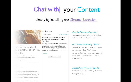 Storytell - Chrome Extension