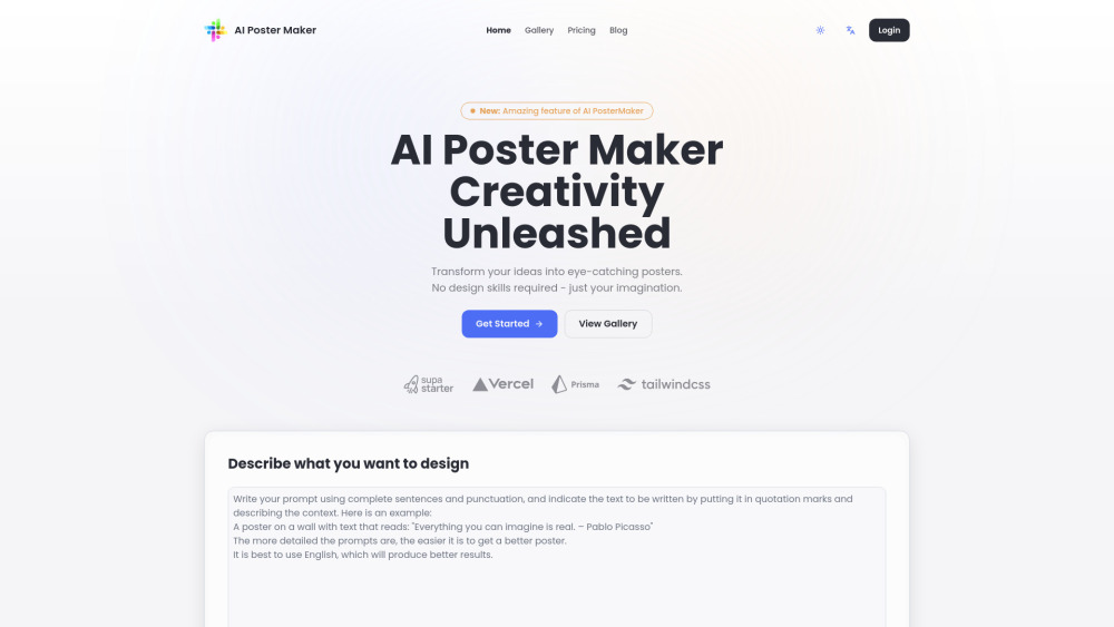 AI Poster Generator