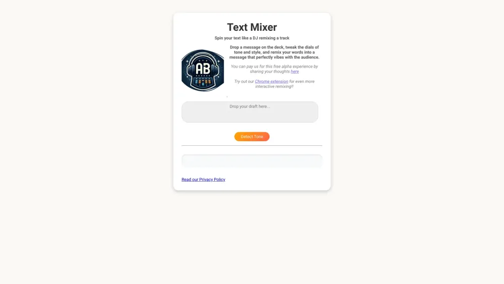 Text-Mixer