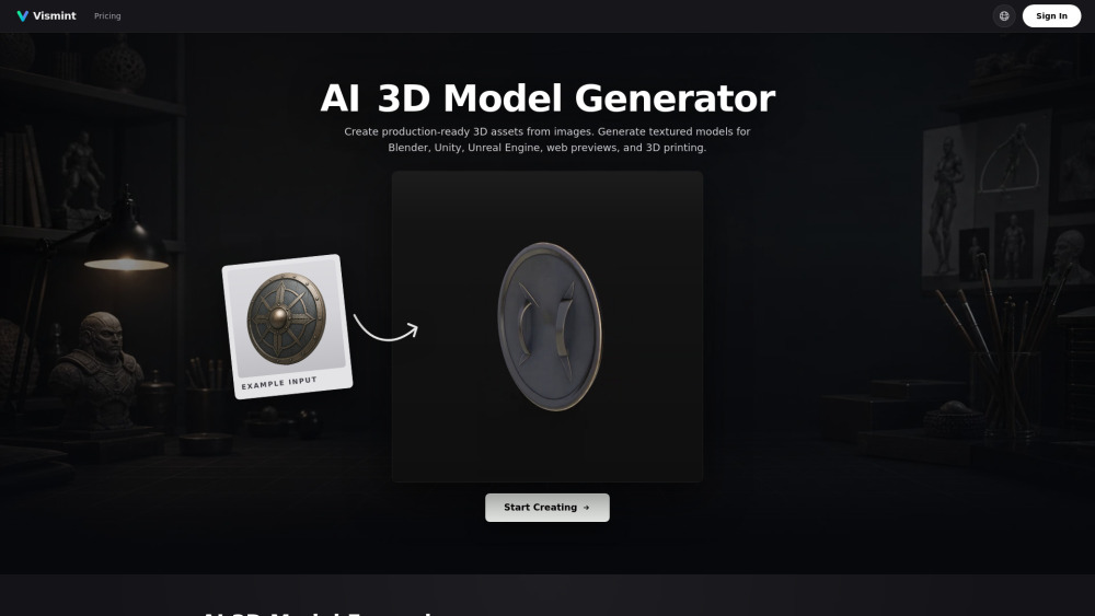 Vismint - Image to 3D Model