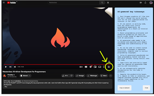 YouTube Summary Extension