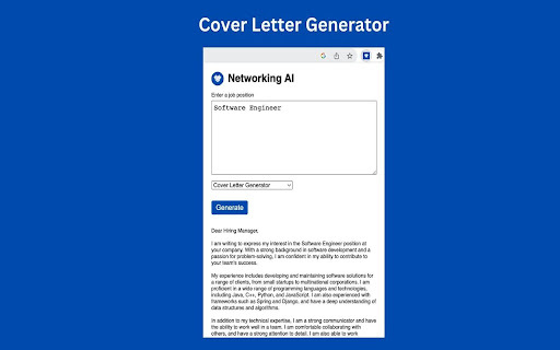 Networking AI - Chrome Extension