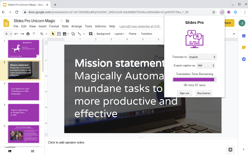 SlidesPro - Chrome Extension