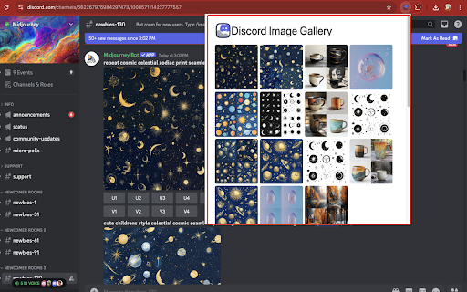 MidJourney Gallery Viewer - Chrome Extension