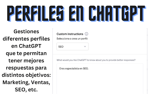 ChatGPT Custom Instructions Profile Extension