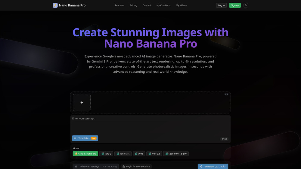 nano banana pro studio
