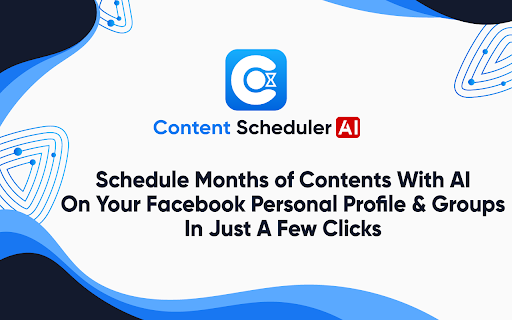 Content Scheduler AI - Chrome Extension