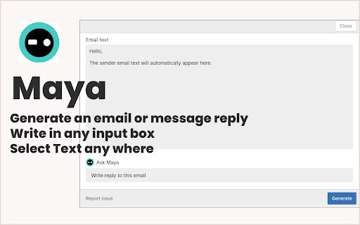 Maya AI Extension - Chrome Extension