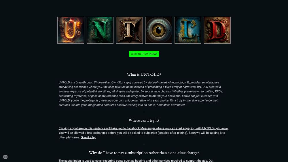 Play Untold