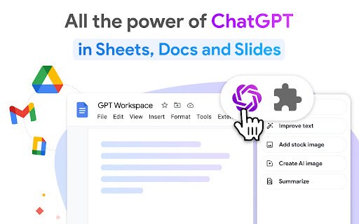 GPT for Google Sheets™ Docs™ and Slides™