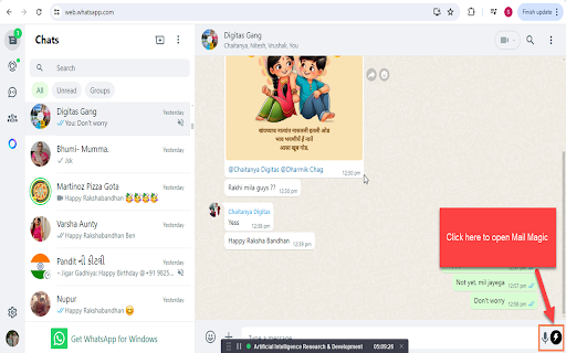 ChatGPT for WhatsApp
