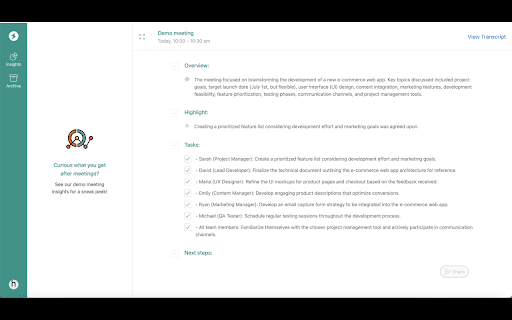 Google Meet - Chrome Extension