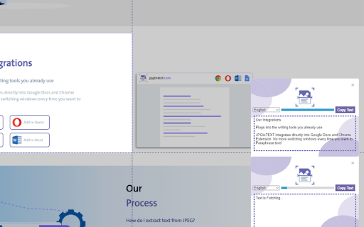 Online JPG to Editable Text Converter - Chrome Extension