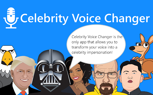 First Ever Celebrity Voice Changer