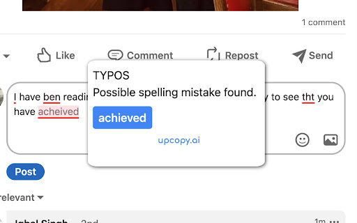 Upcopy.ai Chrome Extension - Chrome Extension