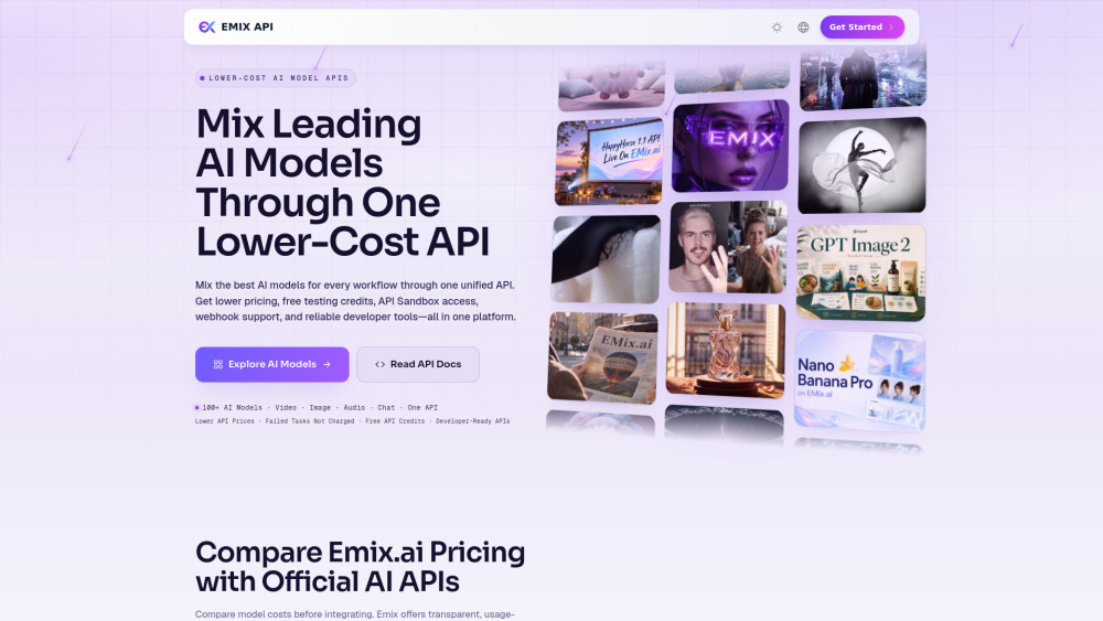 EMix.ai: Lower-Cost AI APIs for Multimodal Development