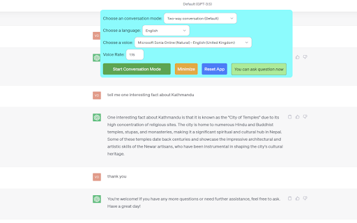 ChatGPT Voice Extension