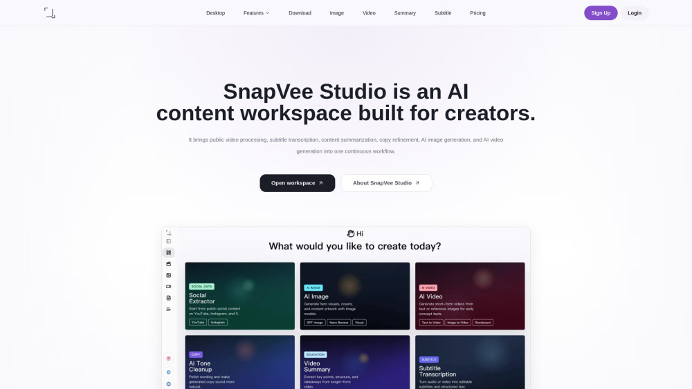 SnapVee Studio